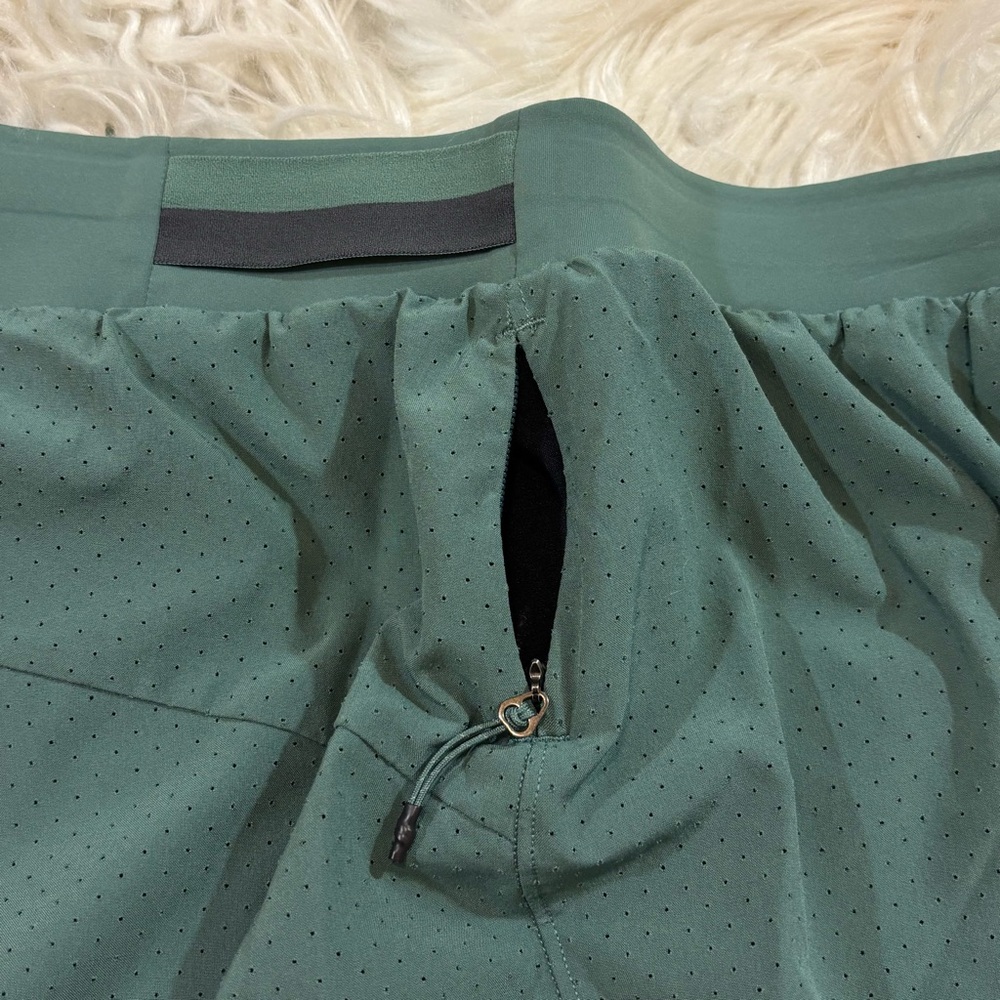 Lululemon Fast and Free Lined Short 6" Men’s XL Sage Green - Picture 9 of 16